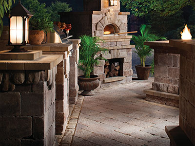 Outdoor Fireplace